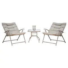 Garden furniture set table and 2 chairs