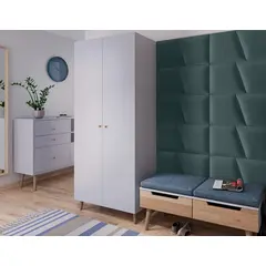 Wall soft panel VOX Profile Geo 30x35 cm. green