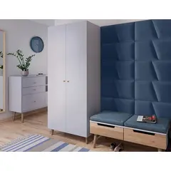 Wall soft panel VOX Profile Geo 30x35 cm. navy blue