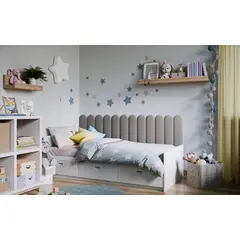 Wall soft panel VOX Profile Oval 15x60 cm. grey