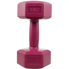 Гантели LIFEFIT 3кг 1шт тёмно-красные
