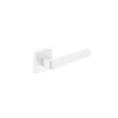 Door handle rossete Metal-Bud RIO K ZRIZBIK with protective lid SZKBY white
