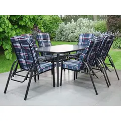 Garden furniture set table and 6 chairs HY-009