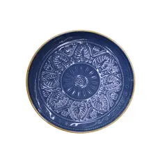 Plate SD-09 26 cm blue color
