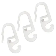 Комплект крючков Delfa СФ16.5.01.00.020 белый 20 шт