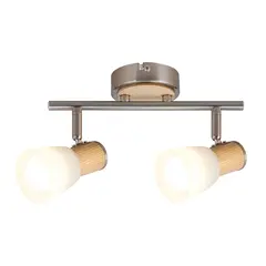 Spot Rabalux Gavin 2 E14 chrome beech 6487