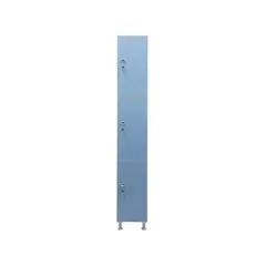 Locker for changing rooms WL 13-30 blue/white 1900x300x500 mm