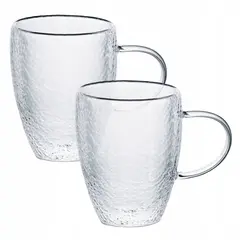 Thermal glass AMBITION Bubble 350 ml 2 pc