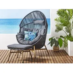 Garden furniture set 98x100x142 cm pouf 48x63x37.5 cm JM-PS-T108