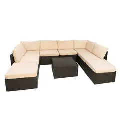Garden furniture set 137x72x63.5 cm table 65x65x37.5 cm