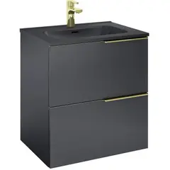 Мебель для ванной  Elita ''SOHO 60'' Black Matt (черный матовый,подвесной)
