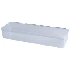 Food storage box universal Aleana gray transparent 254х73х45 mm