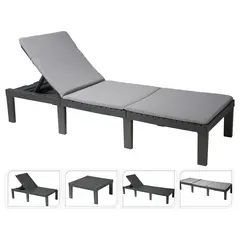 Chaise lounge with pillow Koopman