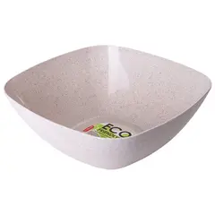 Salad bowl Aleana 24x24x9,5cm white