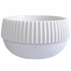 Pot plastic Aleana Boho d18 white rose
