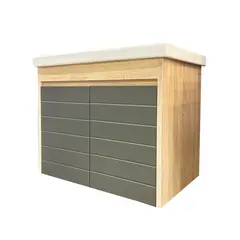 Hanging cabinet with washbasin Denko Mostar 70 anthracite grey/sonoma