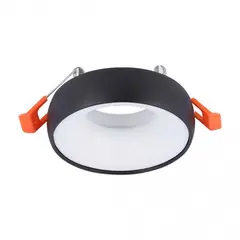 Lamp point V-TAC GU10 black white 6695