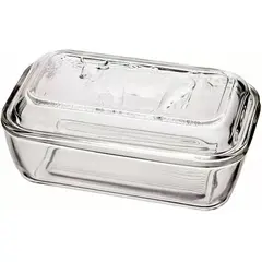 Butter Dish Glass DAJAR LUMIC 3902 17x10.5 cm