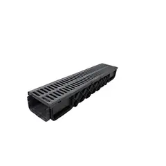 Drainage tray black Torun Plastik DK 1002-1-S 200x145x1000 mm