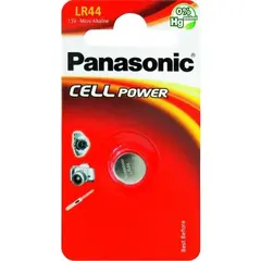 Батарейка алкалиновая Panasonic LR44 AG13