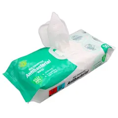 სველი ხელსახოცი ანტიბაქტერიული Compact 50ც