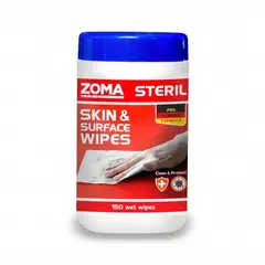 Салфетки влажные дезинфицирующие Zoma 150 шт