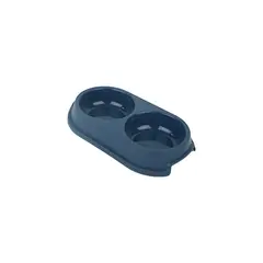 Двухсекционная миска для животных PLAST ART 0,25 + 0,25 л