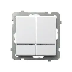 Switch without frame Ospel Sonata ŁP-2RS/m/00