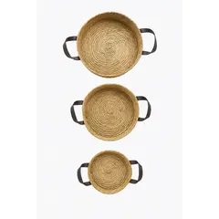 Woven basket YL-12 3 pc