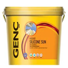 Фасадная краска силиконовая Genc Silicone Sun 2.5 л
