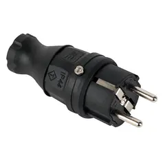 Power Plug direct rubber IEK PKR01-016-2-K02