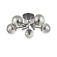 Chandelier Bella Mita E27 5 6259-5 black chrome BK+CR