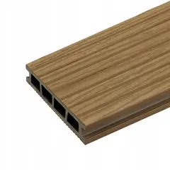 Доска террасная SALAG WOOD Teak Brushed 1шт=0,36м² 2400X150X25 мм