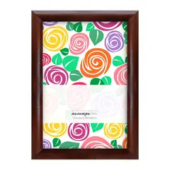 Wooden frame with glass Palitra D34KL/1812 15х21 burgundy