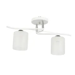 ჭაღი Bella Mita E27 2 6292-2 WH+CR თეთრი ქრომი