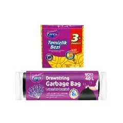 Garbage Bag 40L+cleaning cloth microfiber 3 pcs