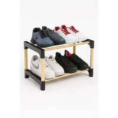 Shoe rack wooden Sev Plastik 2 tier