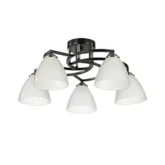 Chandelier Bella Mita E27 5 70219-5 BK+CR black chrome