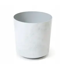 Flower pot Lamela Cover pot SOLO IML 300 marble white