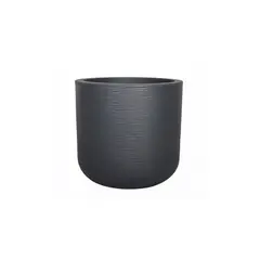 Plastic pot EDA Plastiques Rond GRAPHIT'UP 38,5x36,8cm 32,5l