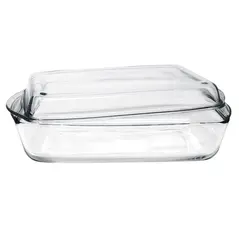 Rectangular fireproof platter BORCAM 1950 ml