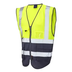 Светоотражающий жилет Parry Safe PS006-120 желтый/синий XL