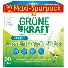 Dishwasher tablet Grüne Kraft 72 pcs