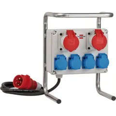 Distributor 6 Brennenstuhl 2m 5x1.5mm2 IP44 BKV 2/4G