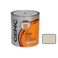 საღებავი ხის და ლითონის Genc Synthetic glossy paint Silver 1515 ჭუჭყიანი თეთრი 2,5 ლ