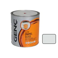 საღებავი ხის და ლითონის Genc Synthetic glossy paint Silver 7400 ვერცხლისფერი 750 მლ