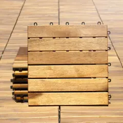 Terrace floor OT01/6 30x30x2.4 cm acacia