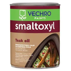 ზეთი ხის ზედაპირისთვის Vechro Smaltoxyl Teak Oil 750 მლ