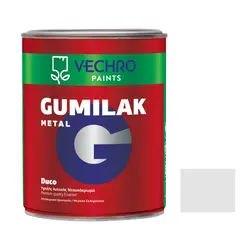 საღებავი ზეთის ლითონისთვის Vechro Gumilak metal No 622 ღია ნაცრისფერი პრიალა 750 მლ