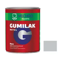 საღებავი ზეთის ლითონისთვის Vechro Gumilak metal No 624 ვერცხლისფერი პრიალა 750 მლ
